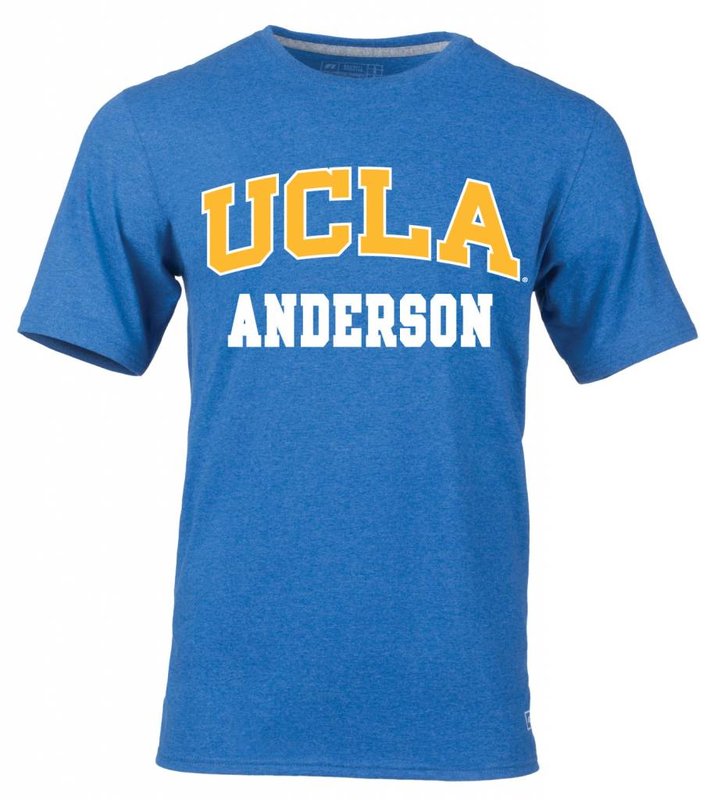 Russell Athletic UCLA Anderson Heather Blue Tee