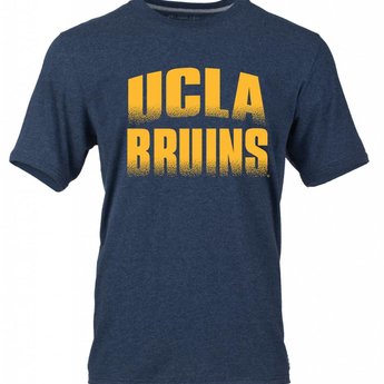 Russell Mens Vintage Heather Navy Tee Screen Printed Gold Ucla Bruins 64sttmo Campus Store