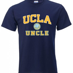 Russell Brand UCLA Uncle Jerzees  50/50 Tee - Navy