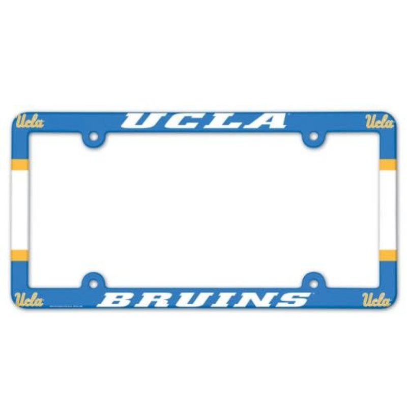 UCLA LICENSE PLATE FRAME PLASTIC WHITE 35565013 - Campus Store