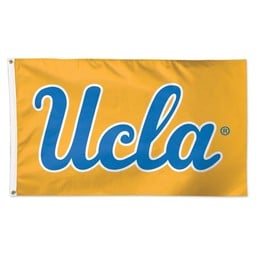 Wincraft UCLA  Blue Script  Deluxe Flag 3'X5' Yellow