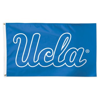 Wincraft UCLA Script White out-line Deluxe Flag 3'X5' Blue