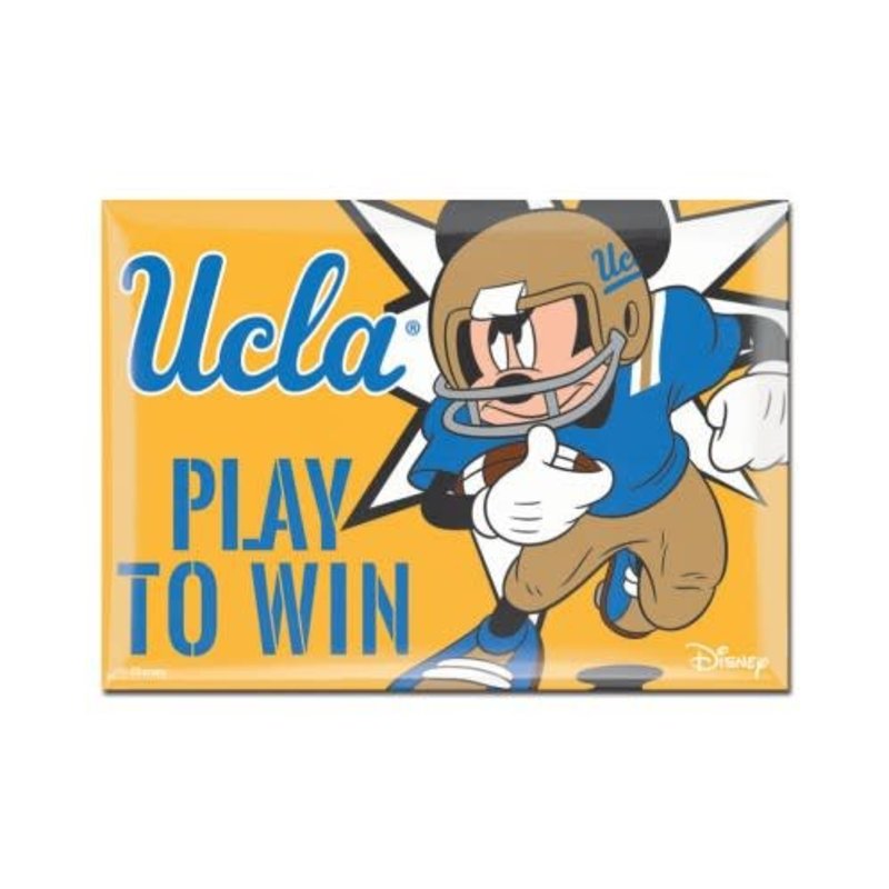 Wincraft Ucla  Bruins Mickey Mouse Magnet 2.5" X 3.5"