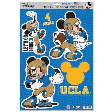 Wincraft Ucla Disney Mickey Mouse Football Multi-Use Decal 11" X 17