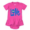 WES AND WILLY WES AND WILLY UCLA SS Kids Ruffle Hopper Berry/Pink with Blue Love Ucla