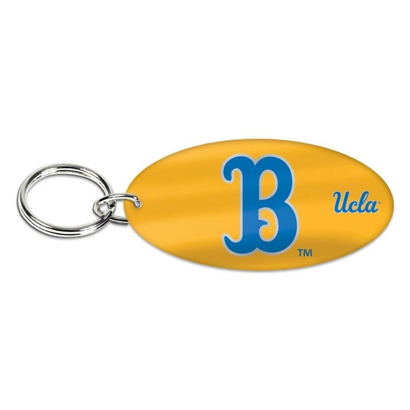 Wincraft B UCLA  Blue/Gold Color Oval Key Chain