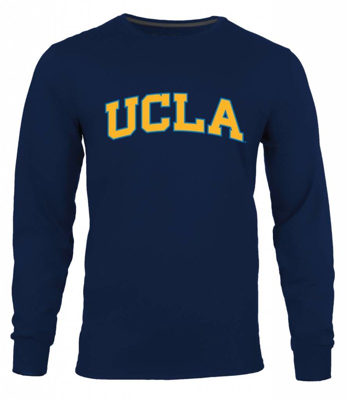 UCLA MEN'S Navy Long Sleeve Blend Tee - Campus Store