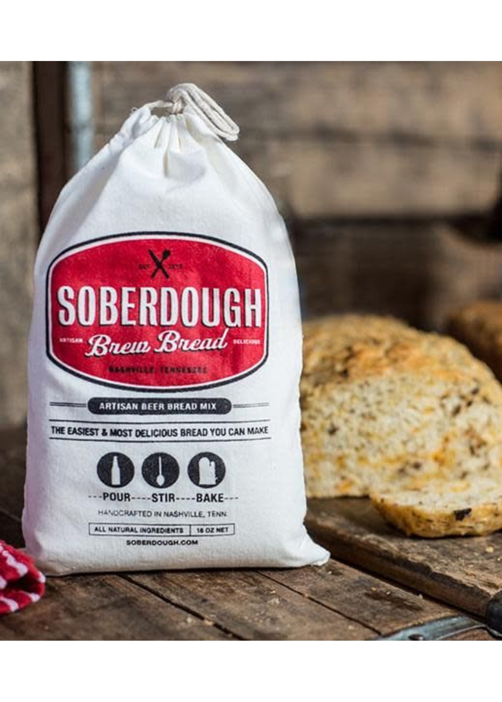 Soberdough Green Chili Cheddar Brew Bread Mix