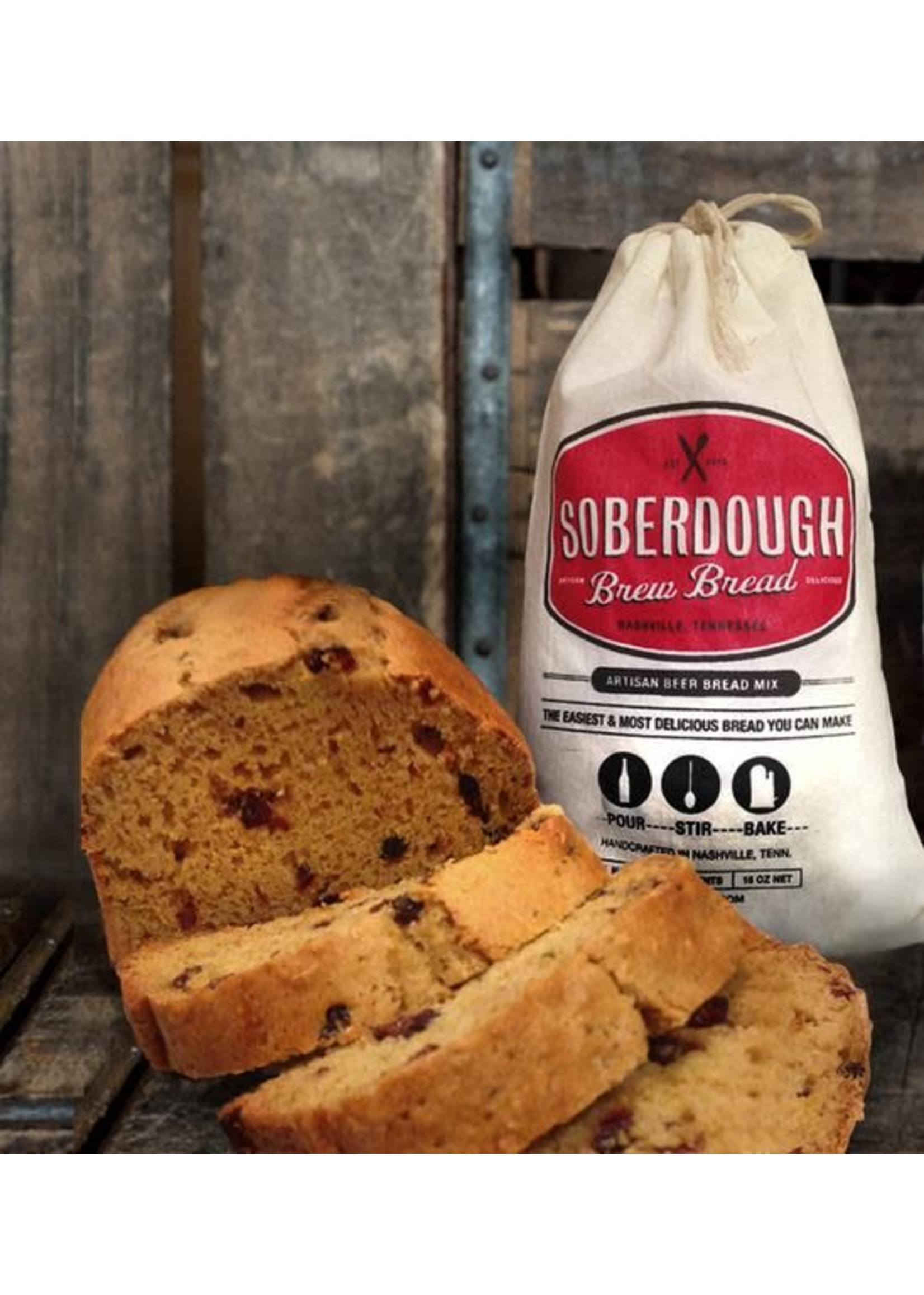 Soberdough Cranberry Orange Brew Bread Mix