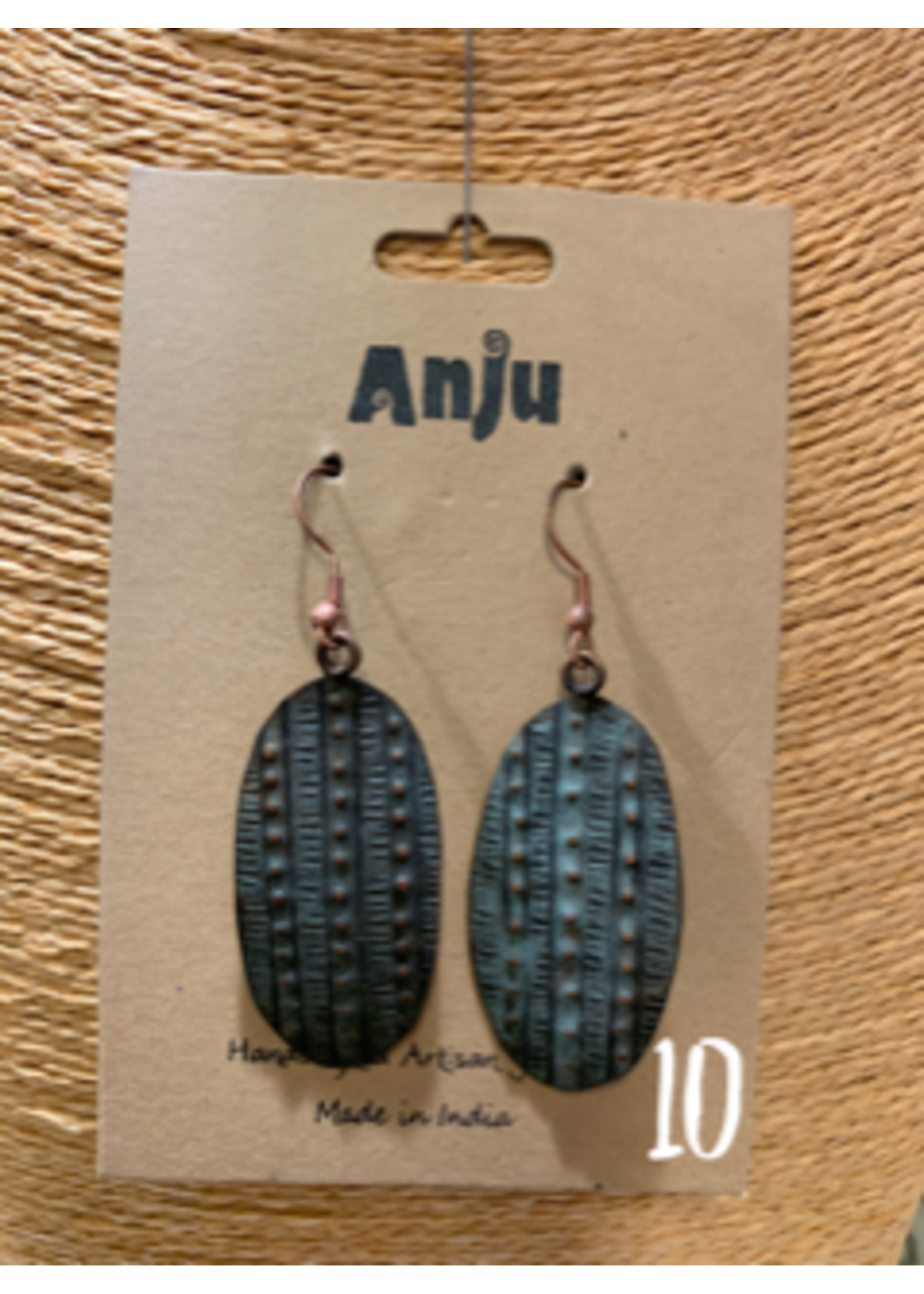 Anju / G A Designs Copper Patina Earrings
