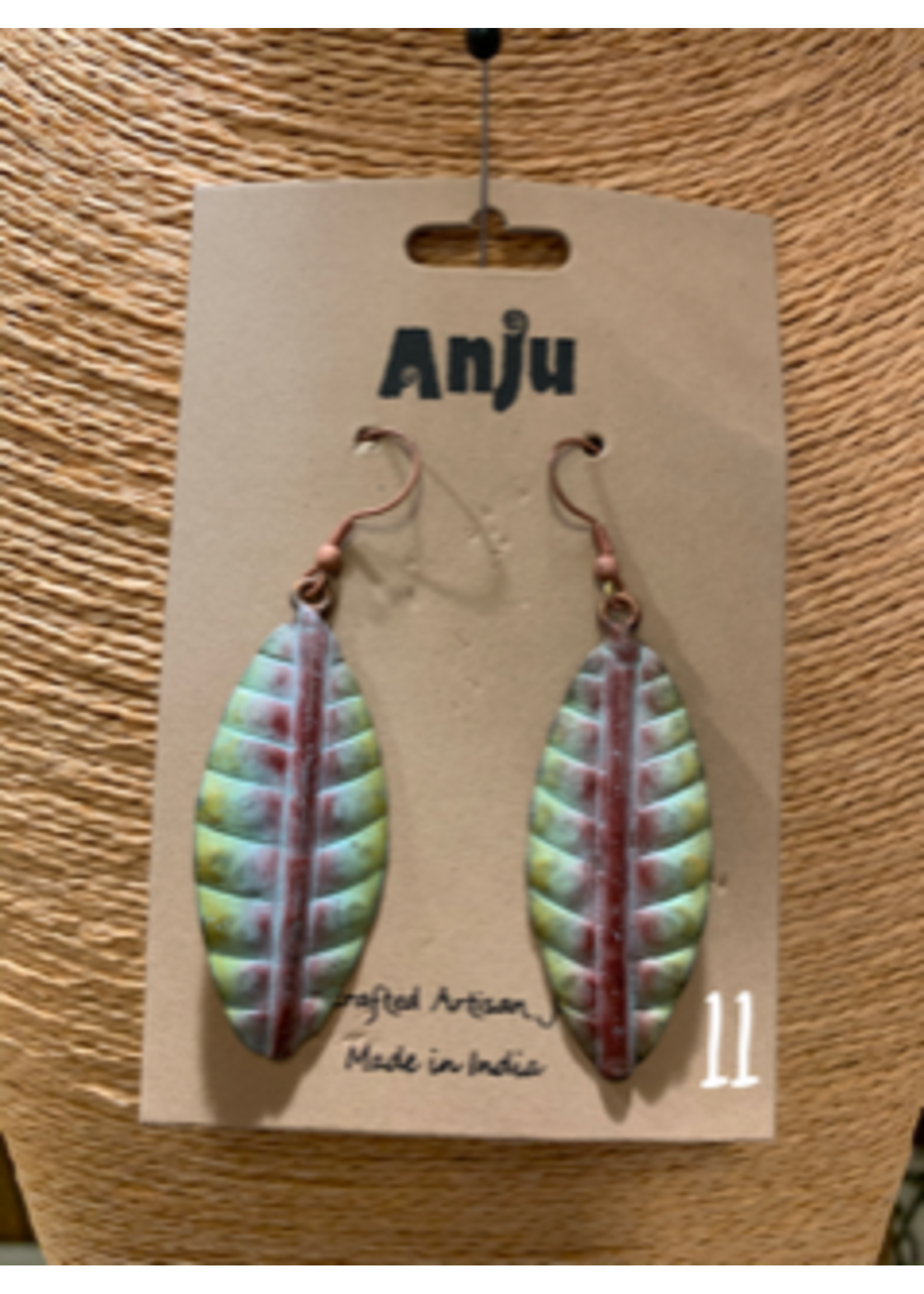 Anju / G A Designs Copper Patina Earrings