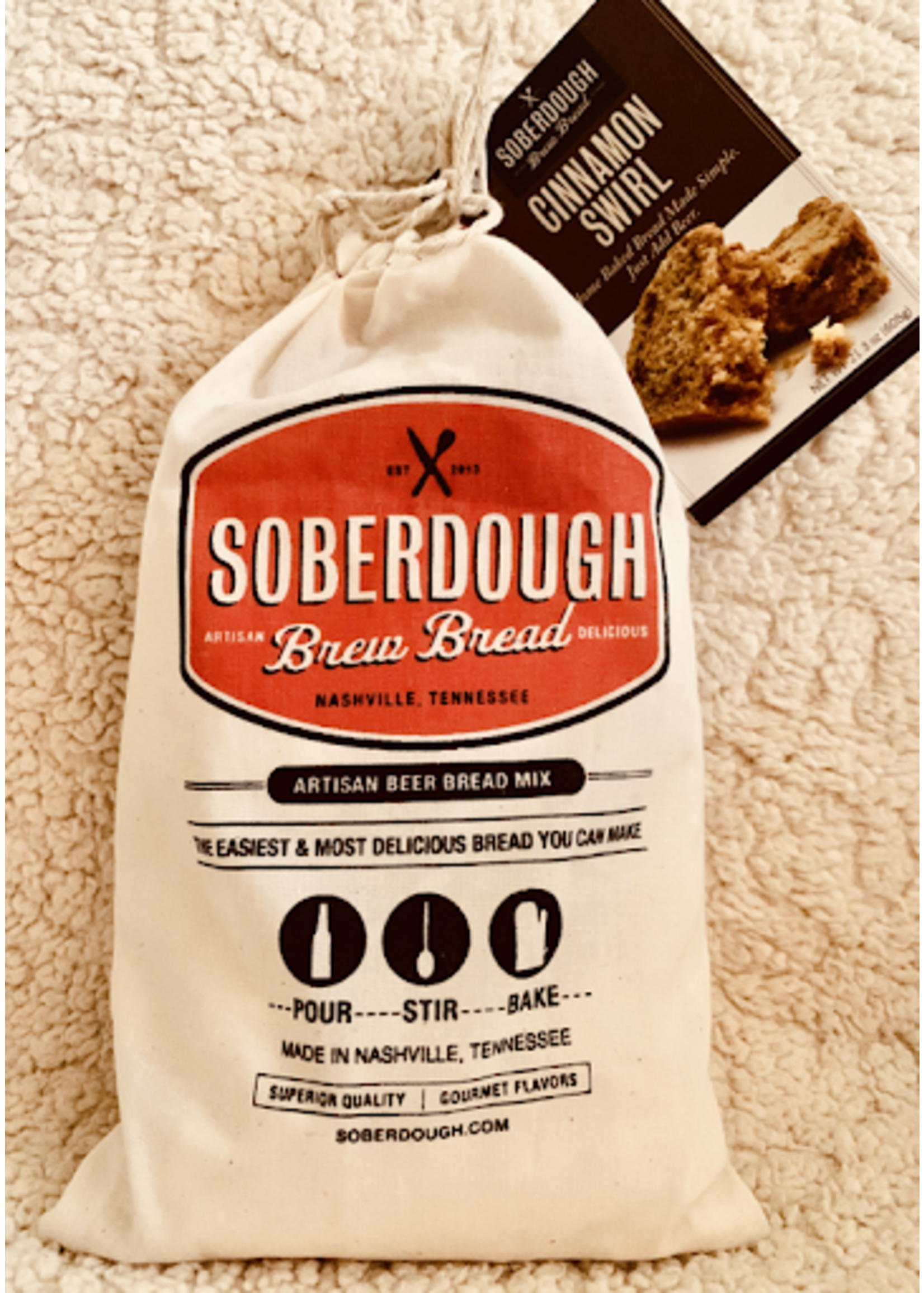 Soberdough Cinnamon Swirl Brew Bread Mix