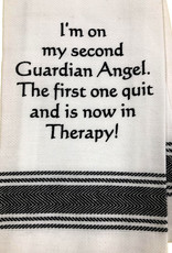 I M On My Second Guardian Angel Towel All Seasons Floral Gifts