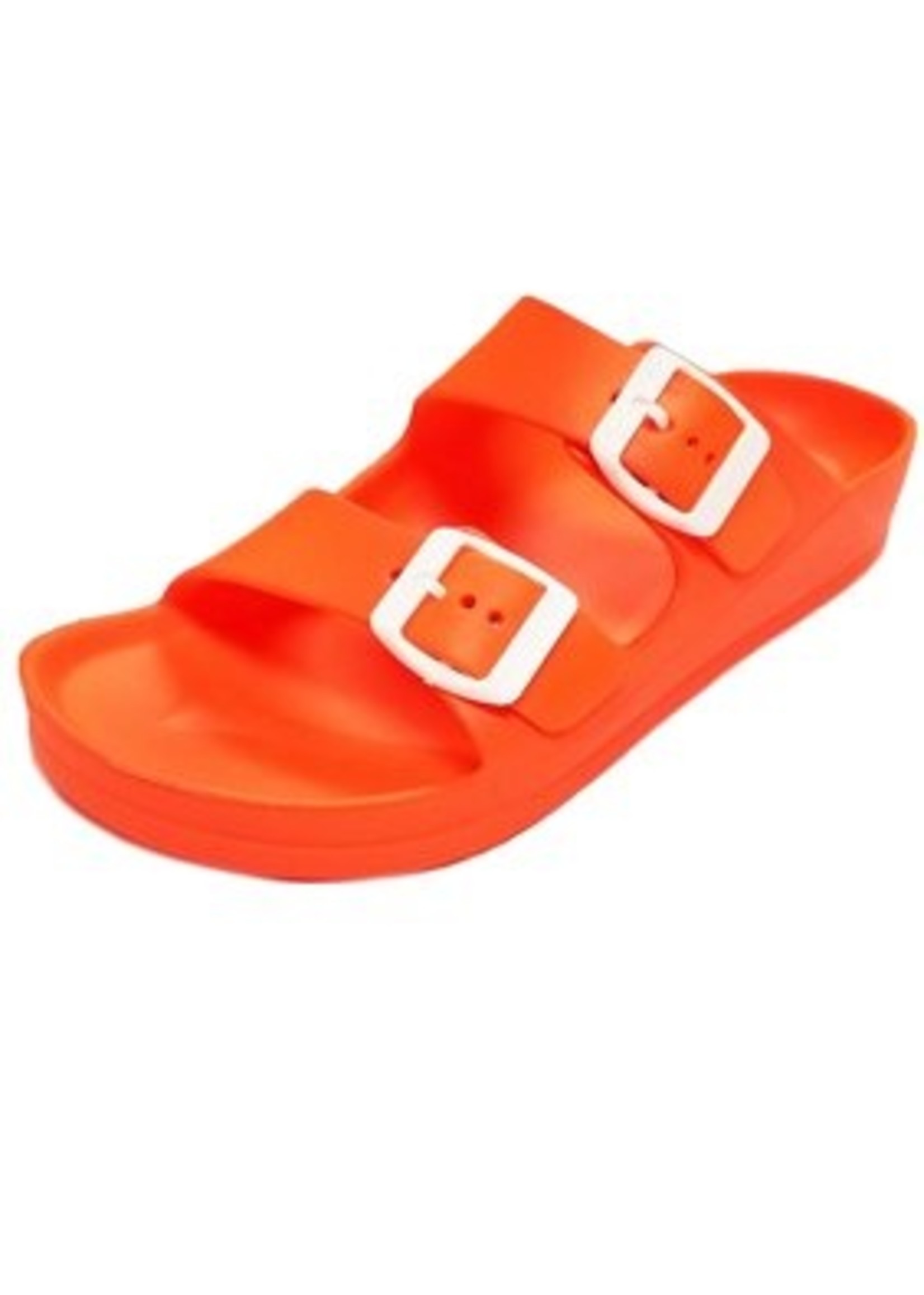 Orange Spike Stud Sliders | Shoes | PrettyLittleThing USA