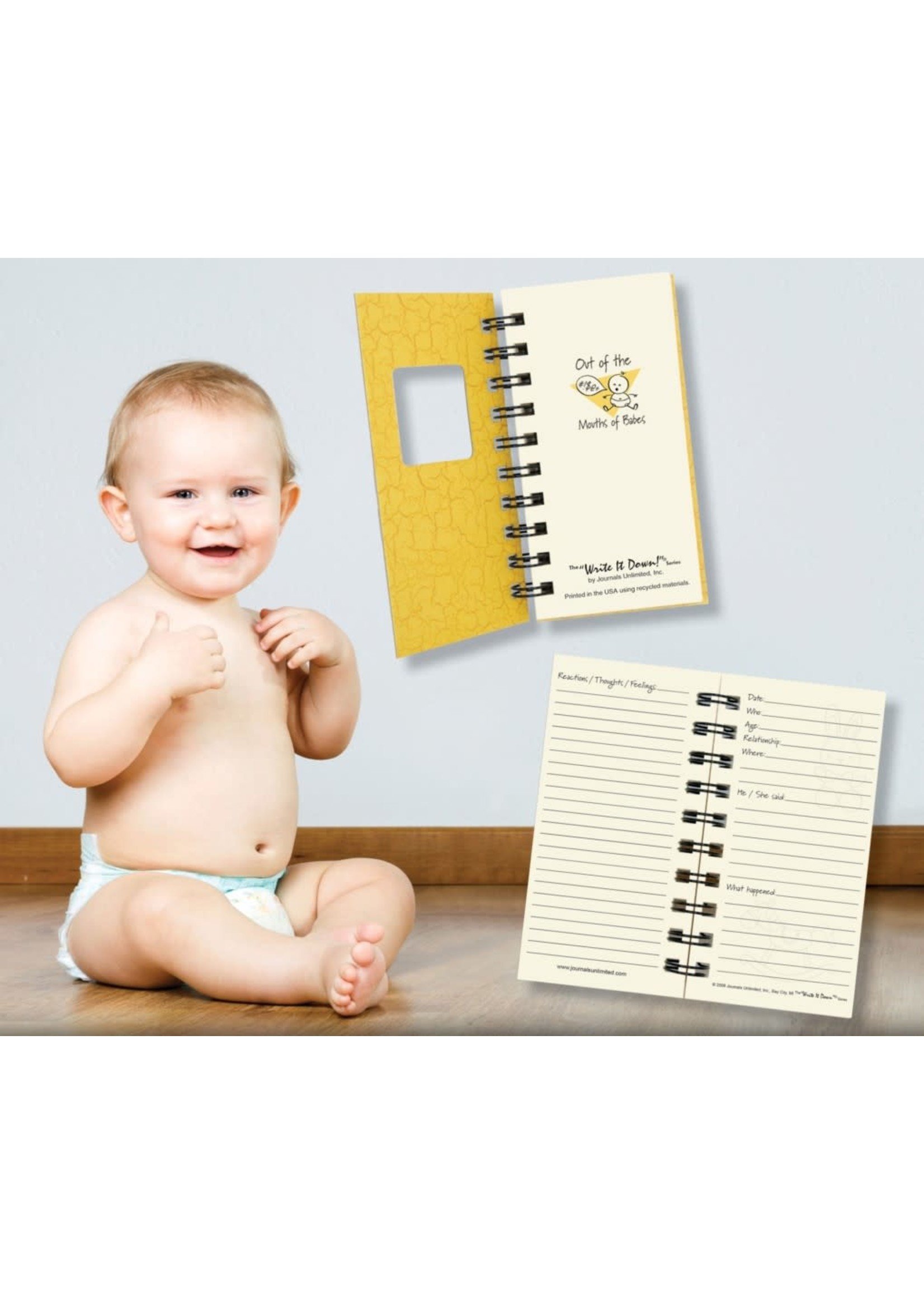 Journals Unlimited Mini - Out of the Mouth of Babes - Yellow