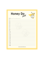 Journals Unlimited Honey Do Note Pad