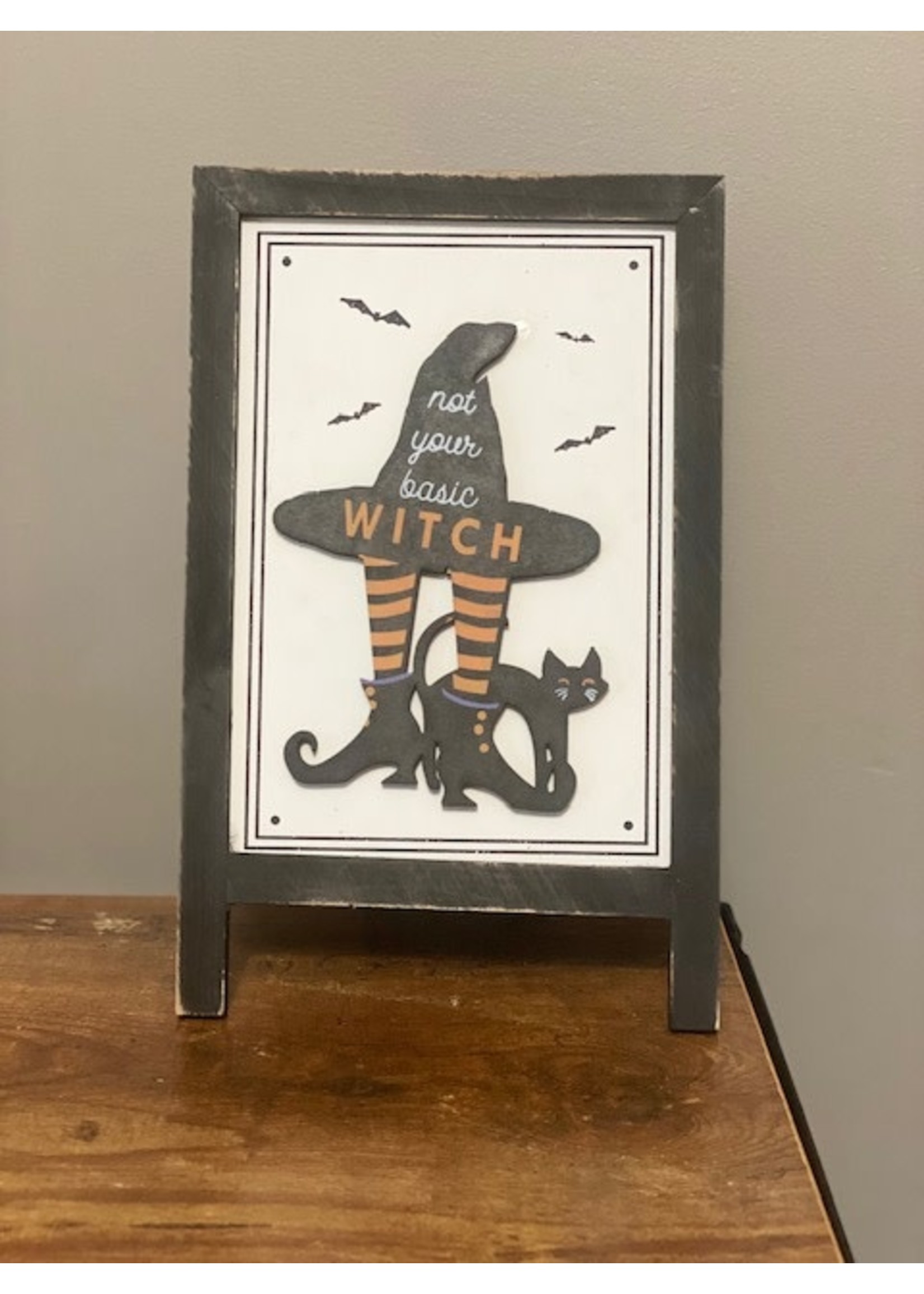 Rectangular Witch Sign