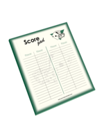 Journals Unlimited Scorekeeper Note Pad