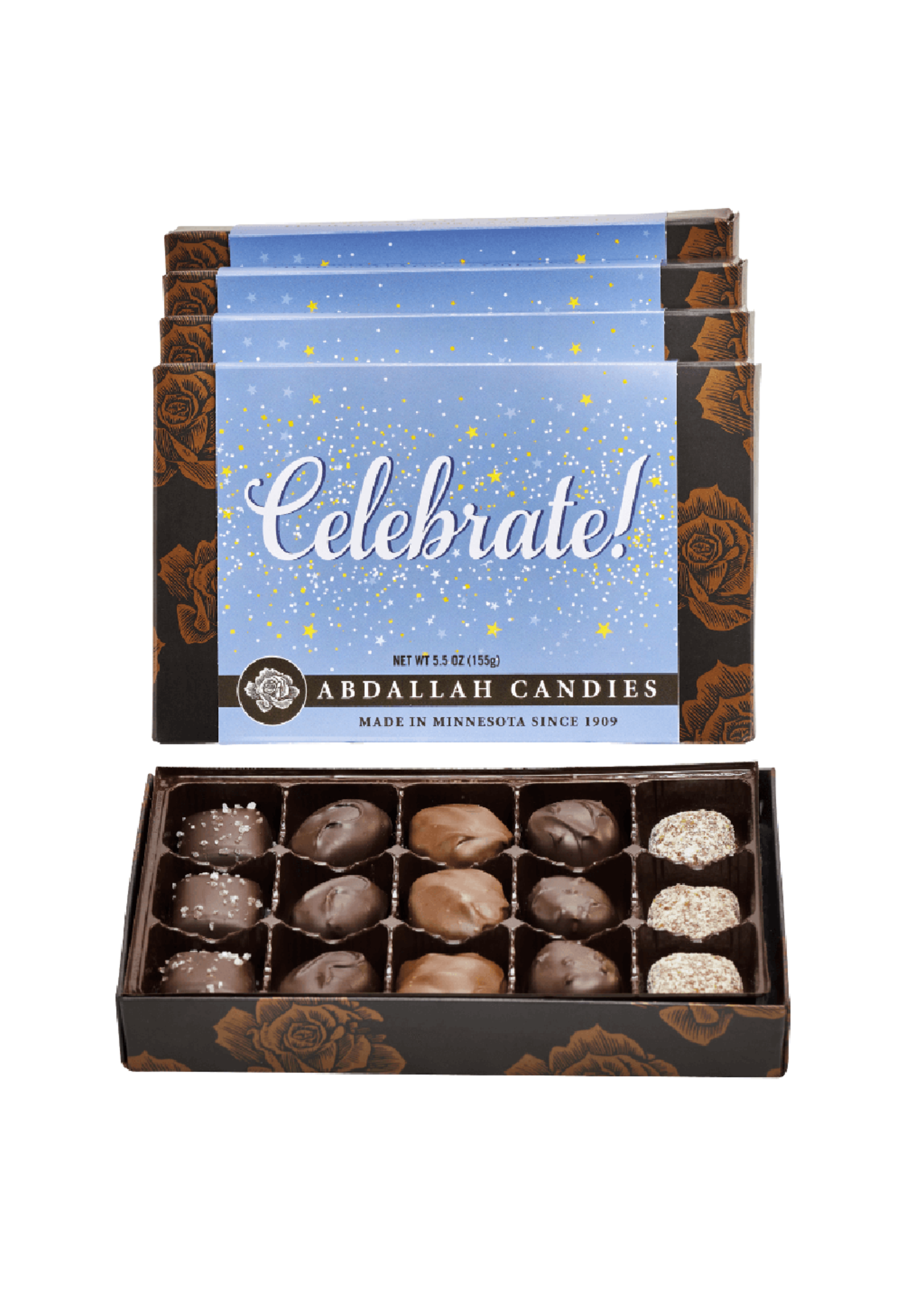 Abdallah Greeting Card Chocolate