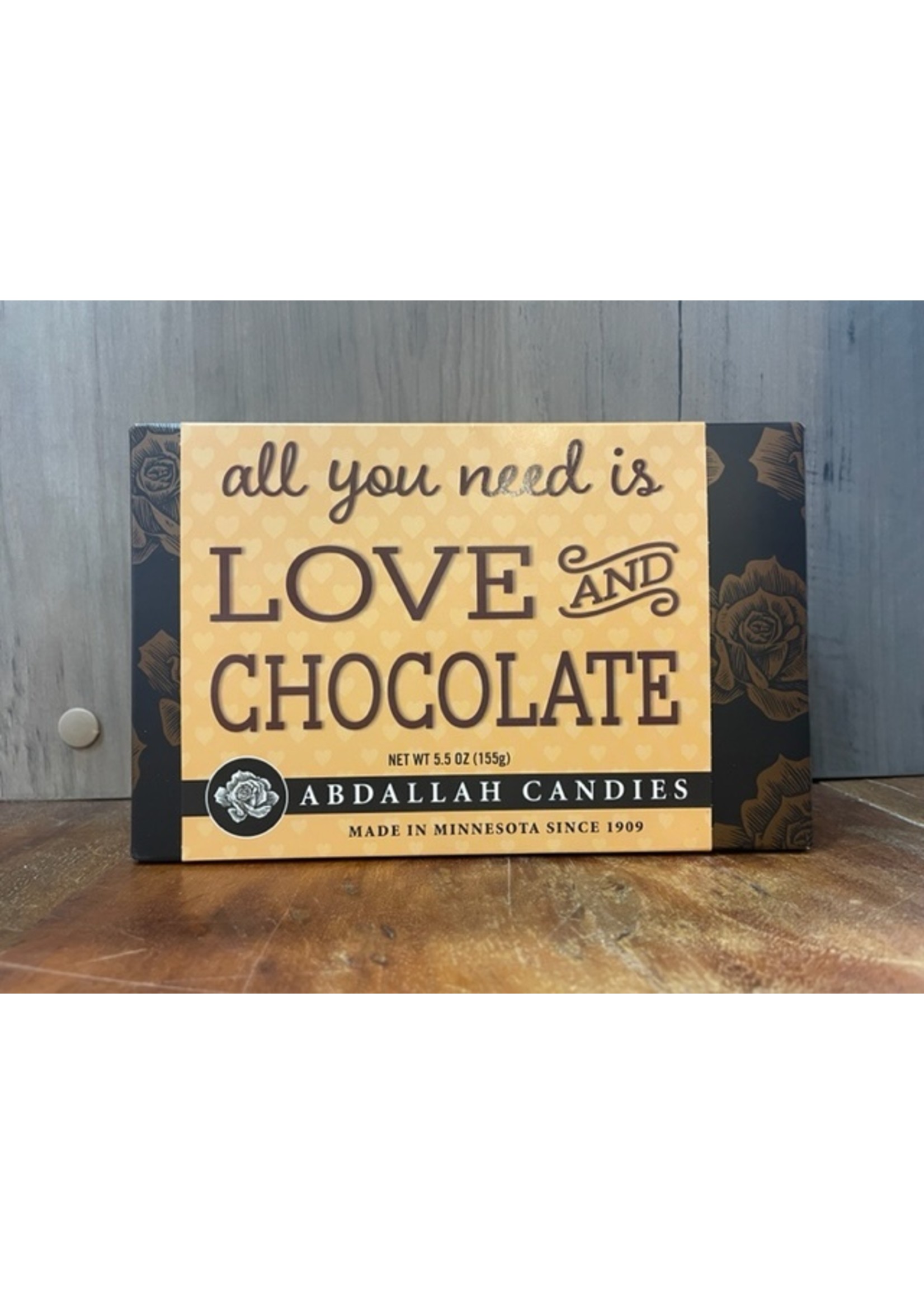 Abdallah Greeting Card Chocolate