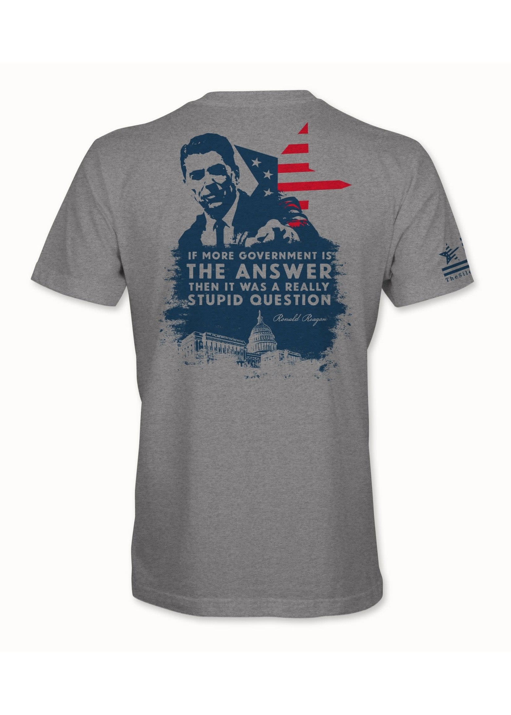 The Silent Majority Reagan Stupid Question Tee