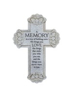 Hanna's Handiworks Memory of Love Memorial Cross Stone