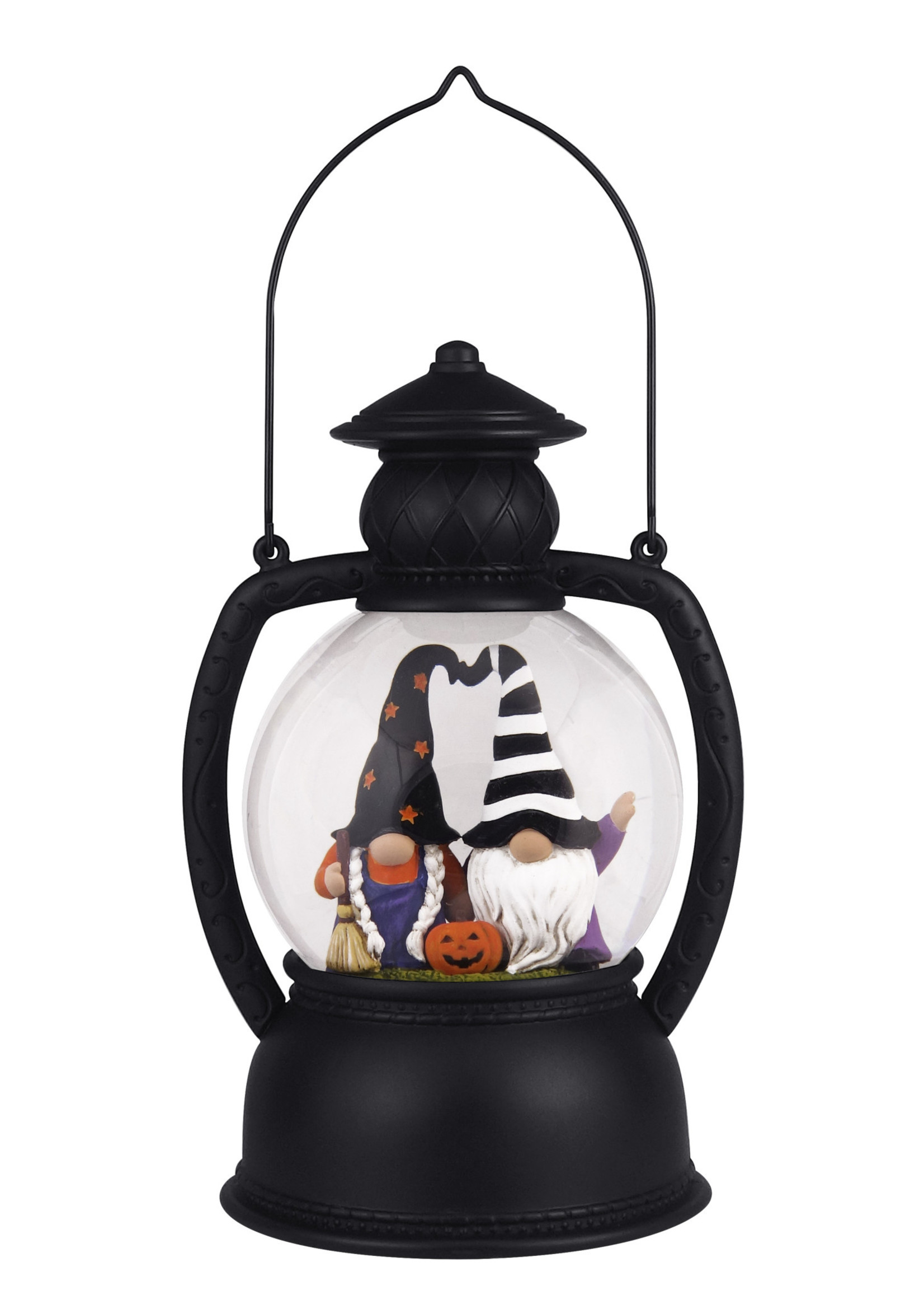 10.25" Glitter Lantern- Halloween