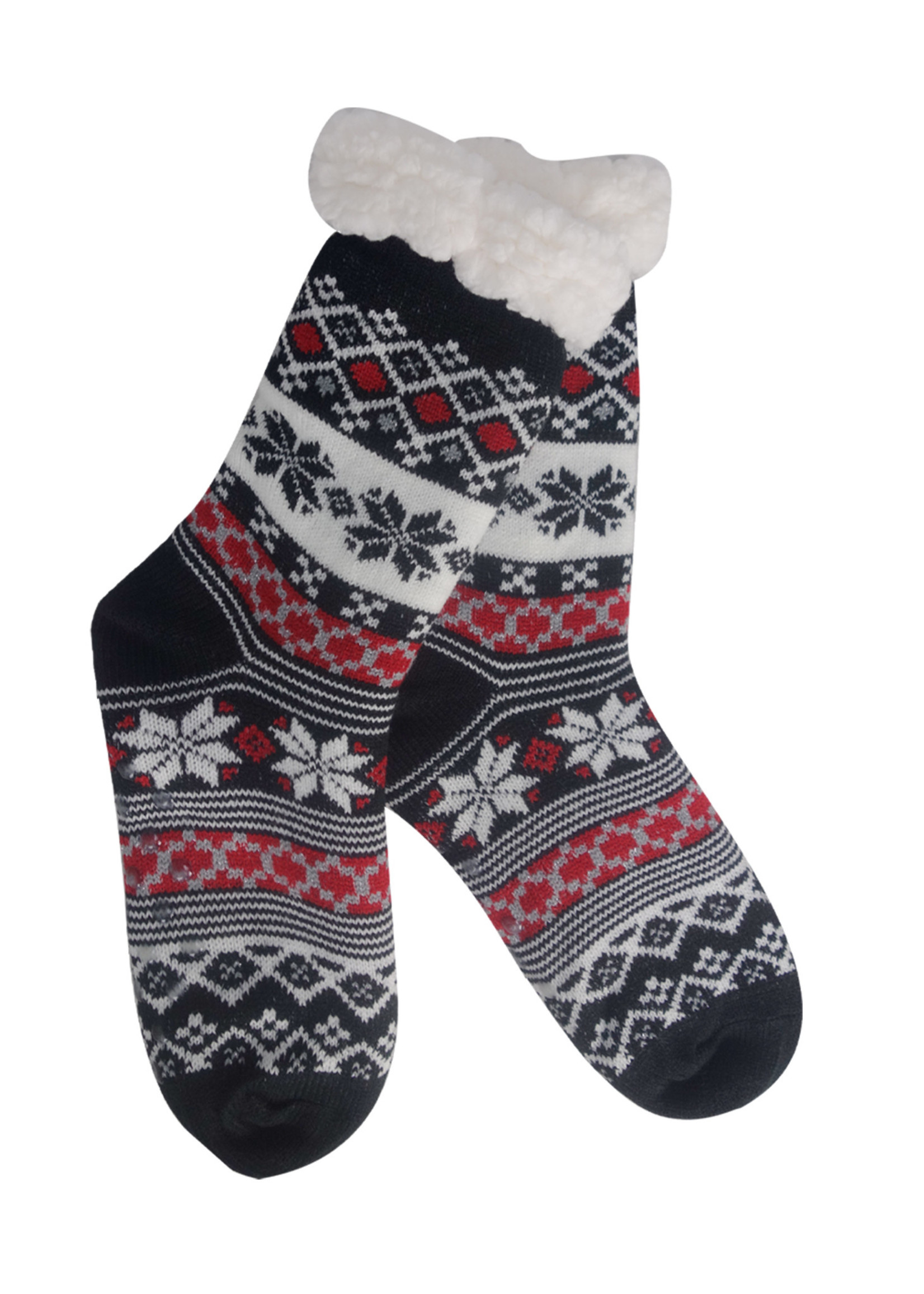 Fashion by Mirabeau Snowflake Thermal Slipper Socks