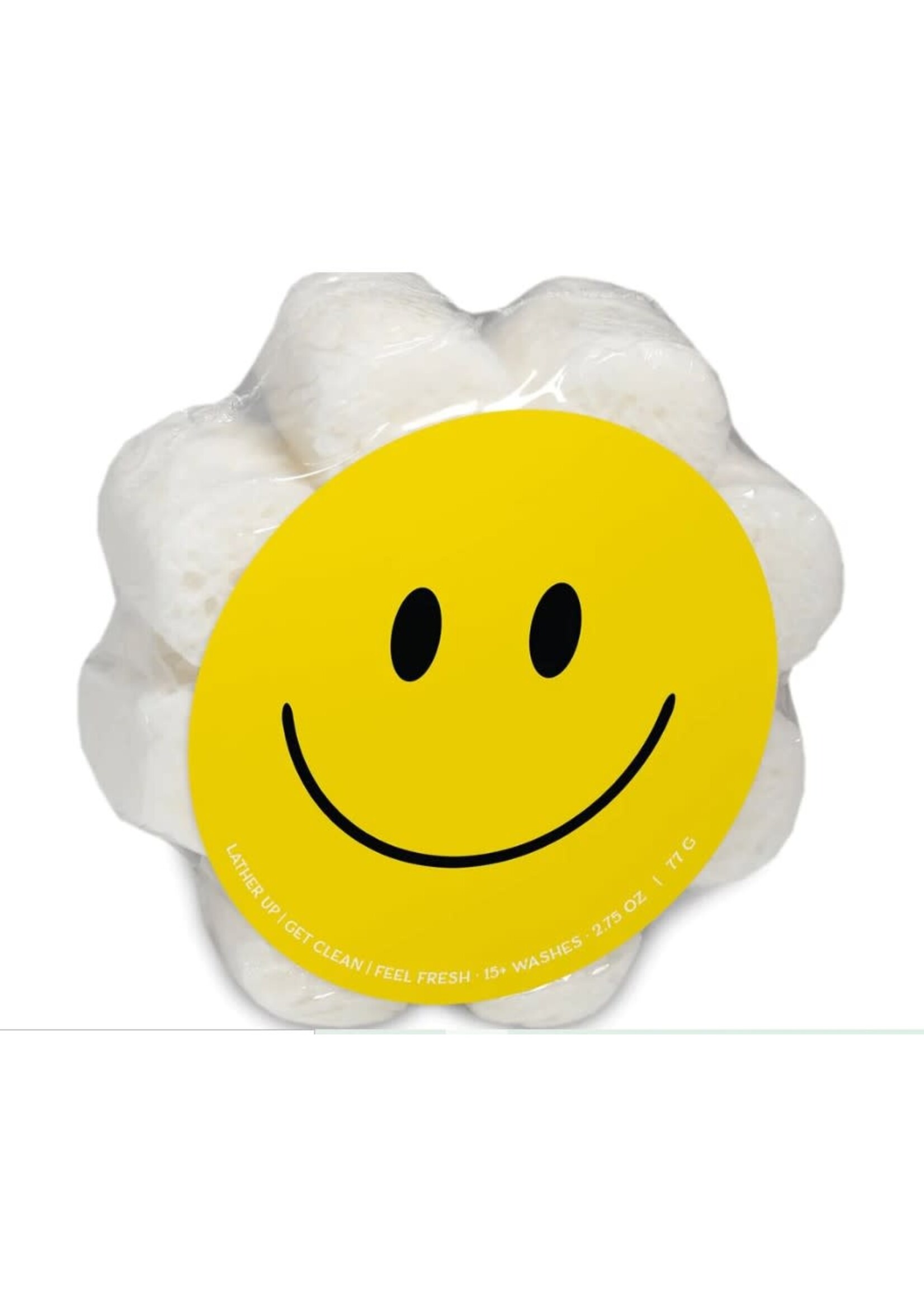Caren Products Shower Sponge smiley face