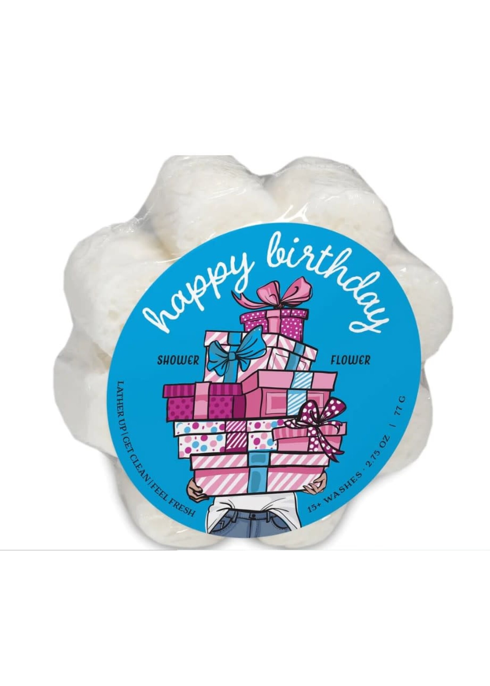 Caren Products Shower Sponge happy birthday