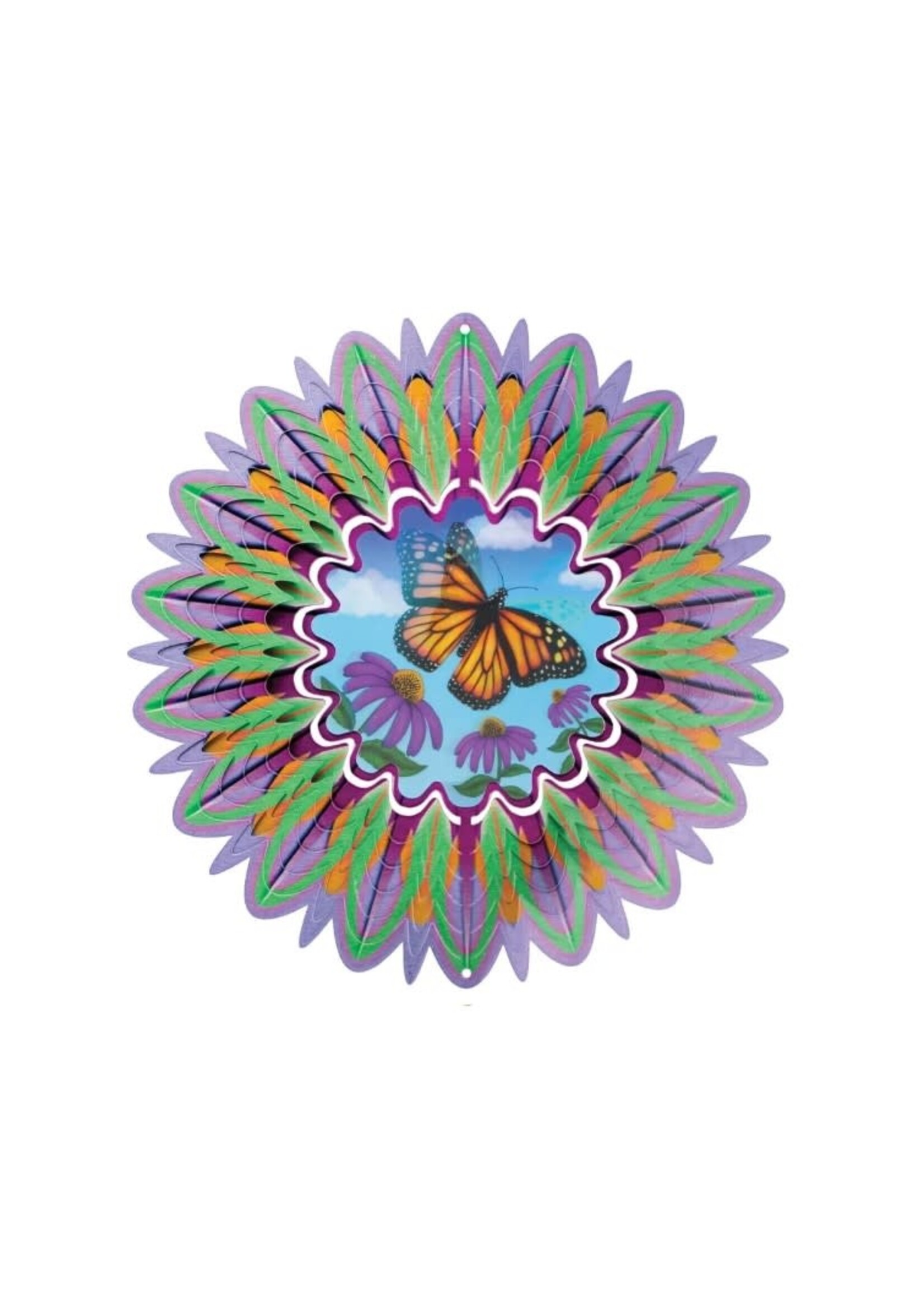 Spinfinity Designs Wind Spinner Animated Butterfly Large 12"