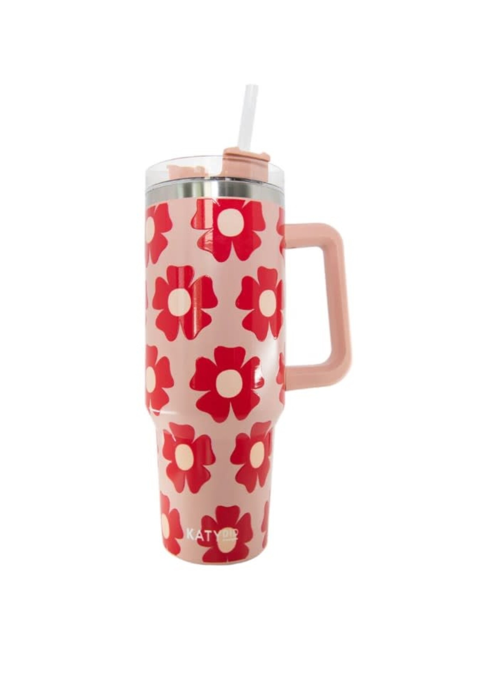 Katydid Hot Pink Tumbler Cup with Handle – The Market Boutique