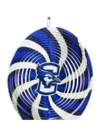 Swen Products Creighton Bluejays  Multi Swirly Metal Wind Spinner