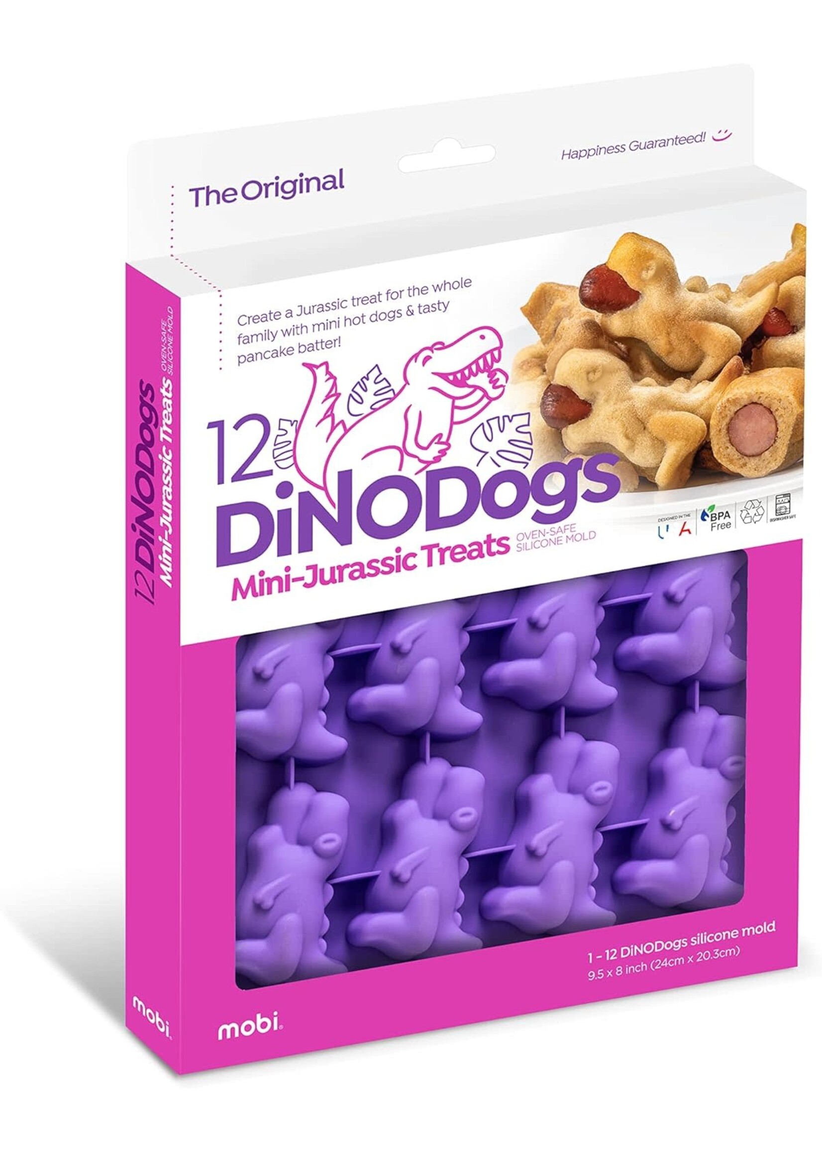 Mobi Dino Dogs Silicone Mold
