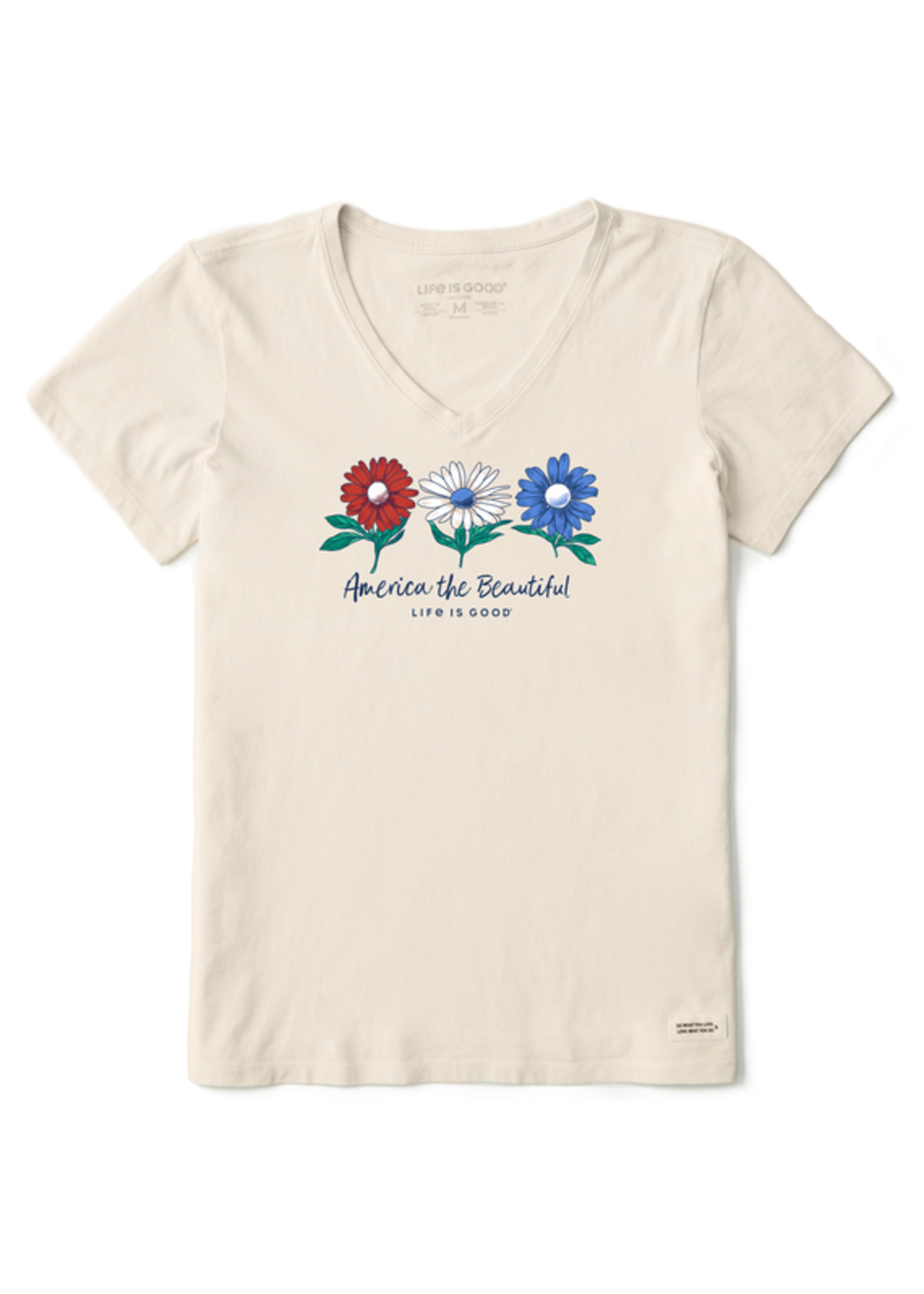 life is good Women's Tee America the Beautiful