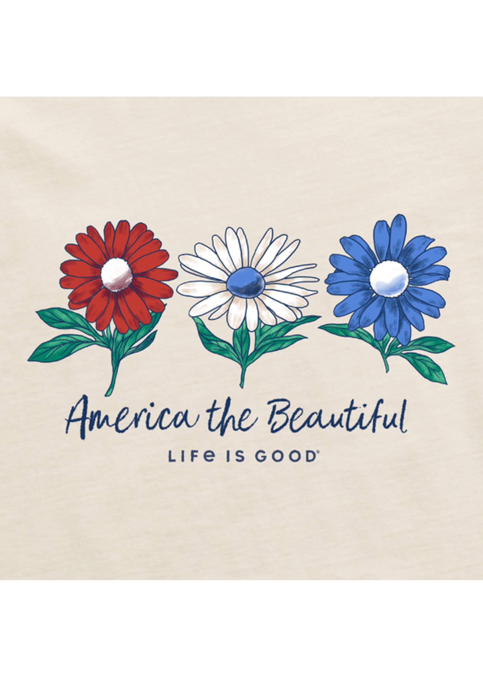 life is good Women's Tee America the Beautiful