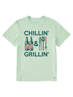 life is good Men's Tee Chillin & Grillin