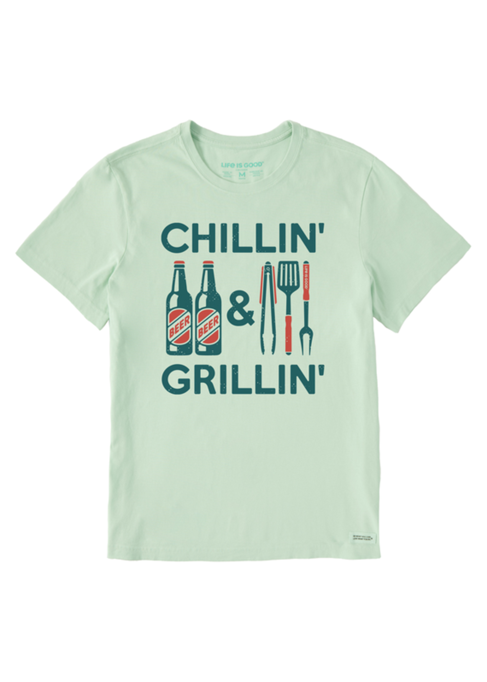 life is good Men's Tee Chillin & Grillin