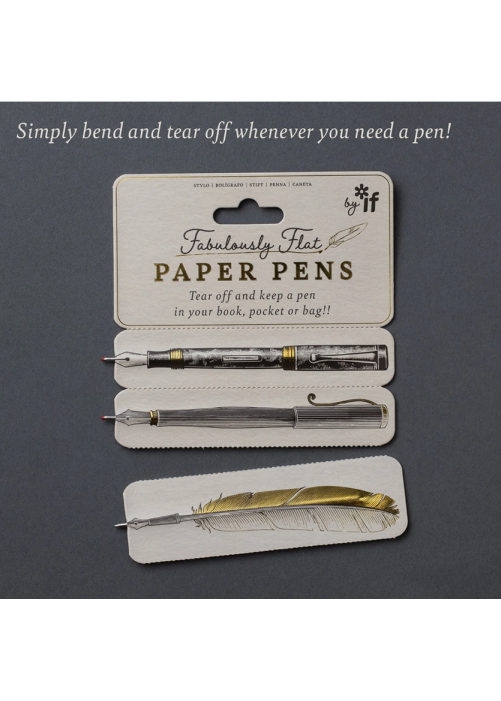 Flat Paper Pens