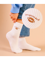 Embroidered Crew Socks