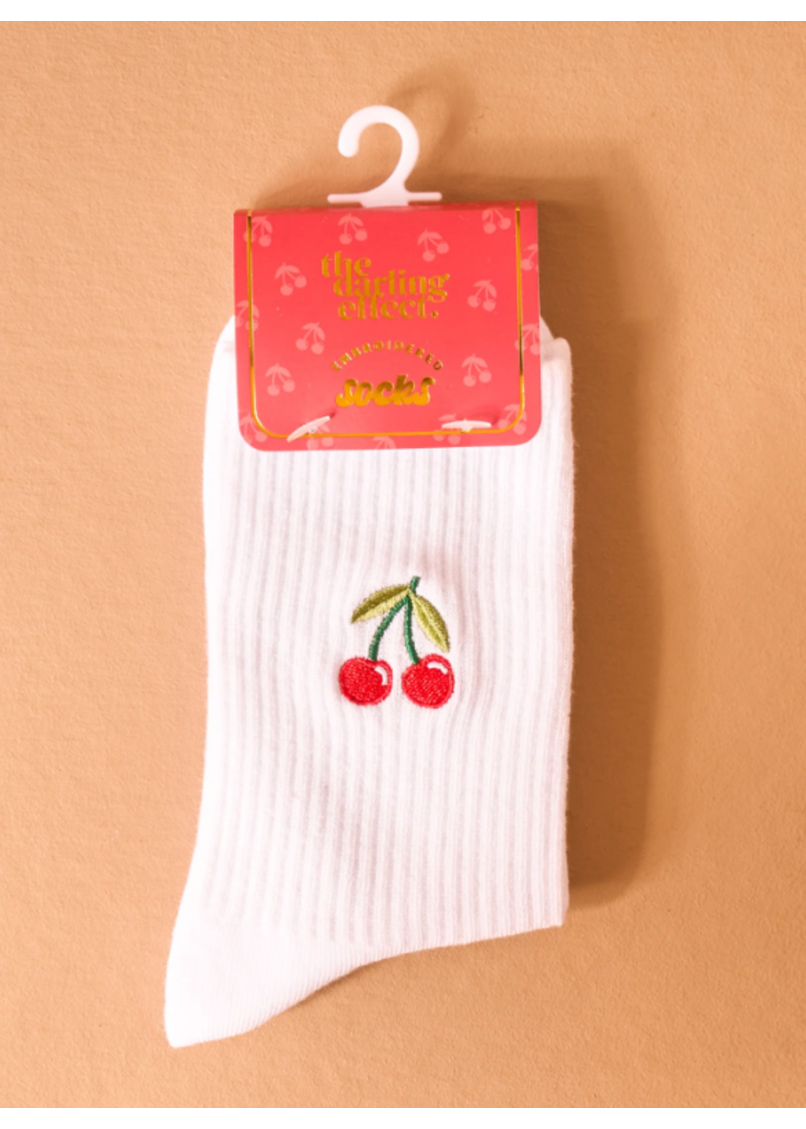 Embroidered Crew Socks