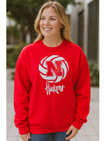 Nebraska Volleyball Red Sweatshirt