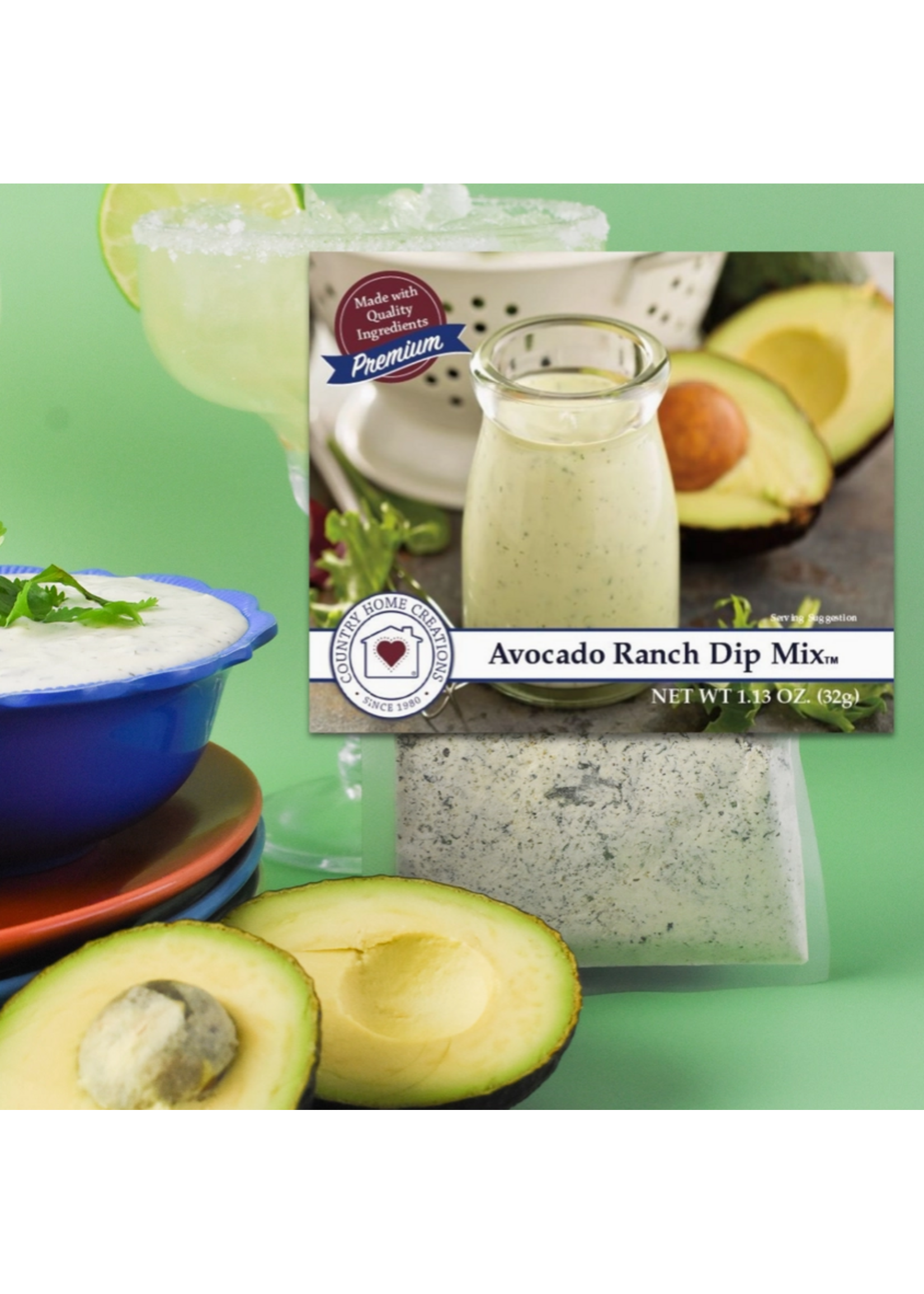 Country Home Creations Avocado Ranch Dip Mix