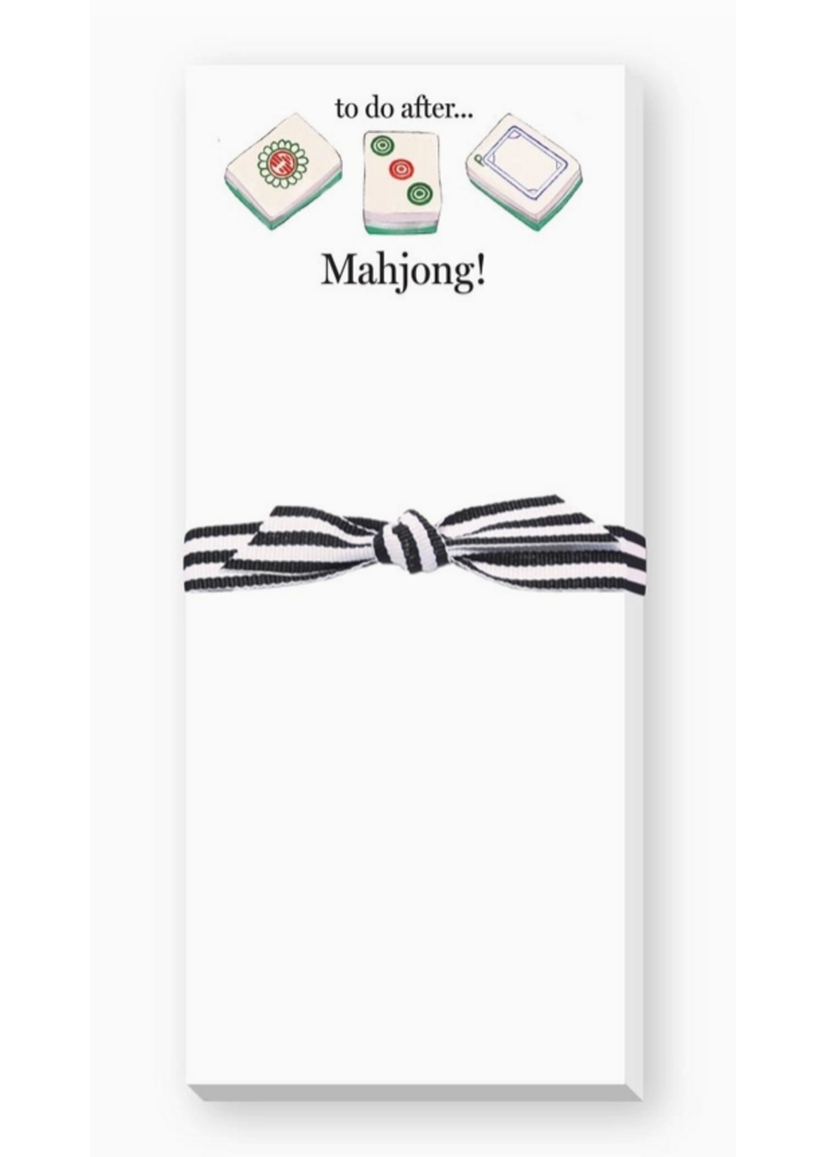 Skinny Notepad To Do After Mahjong