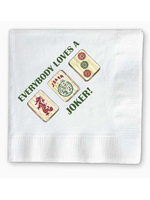 Mahjong Cocktail Napkin Joker