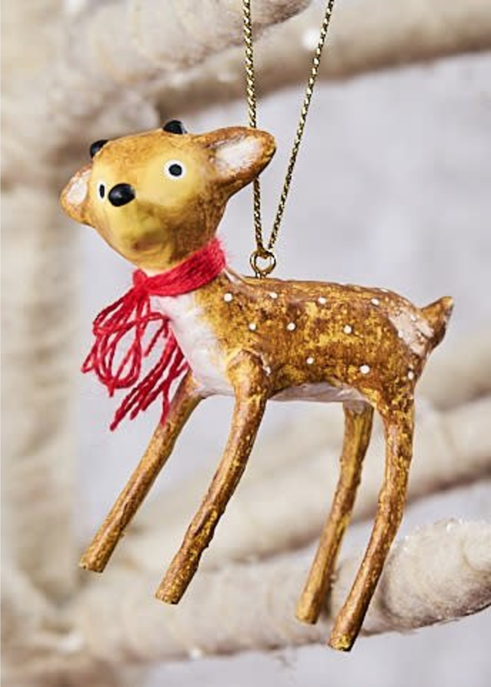 Lori Mitchell Baby Reindeer Ornaments, Set of 2