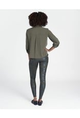 Spanx Printed Faux Leather Leggings