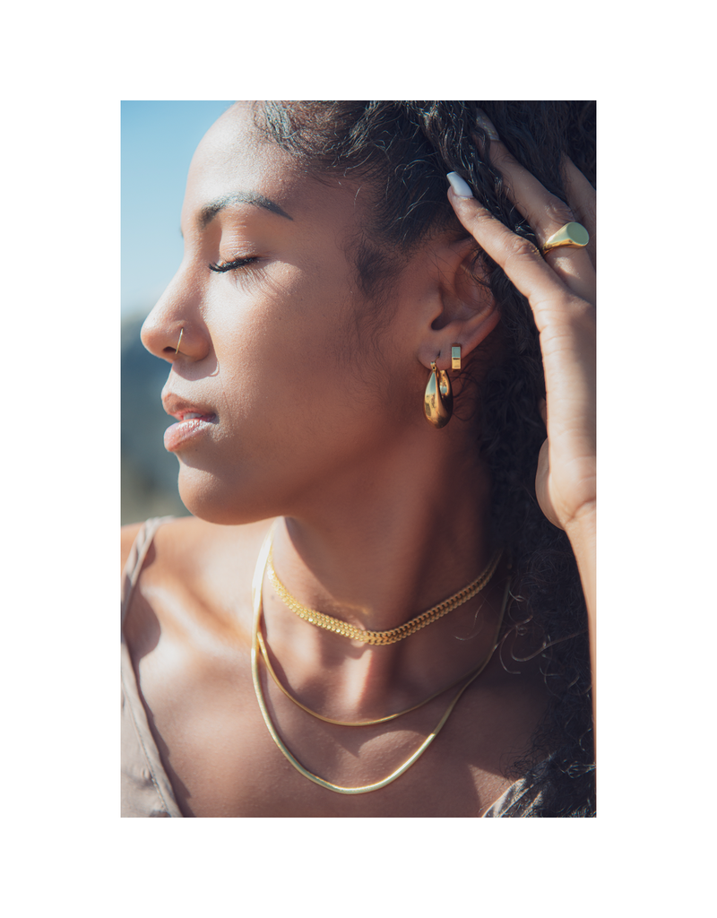 Marrin Costello Layla Hoops Gold