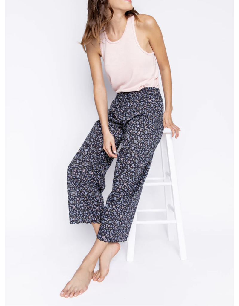 PJ Salvage Crop Pant Floral Feels