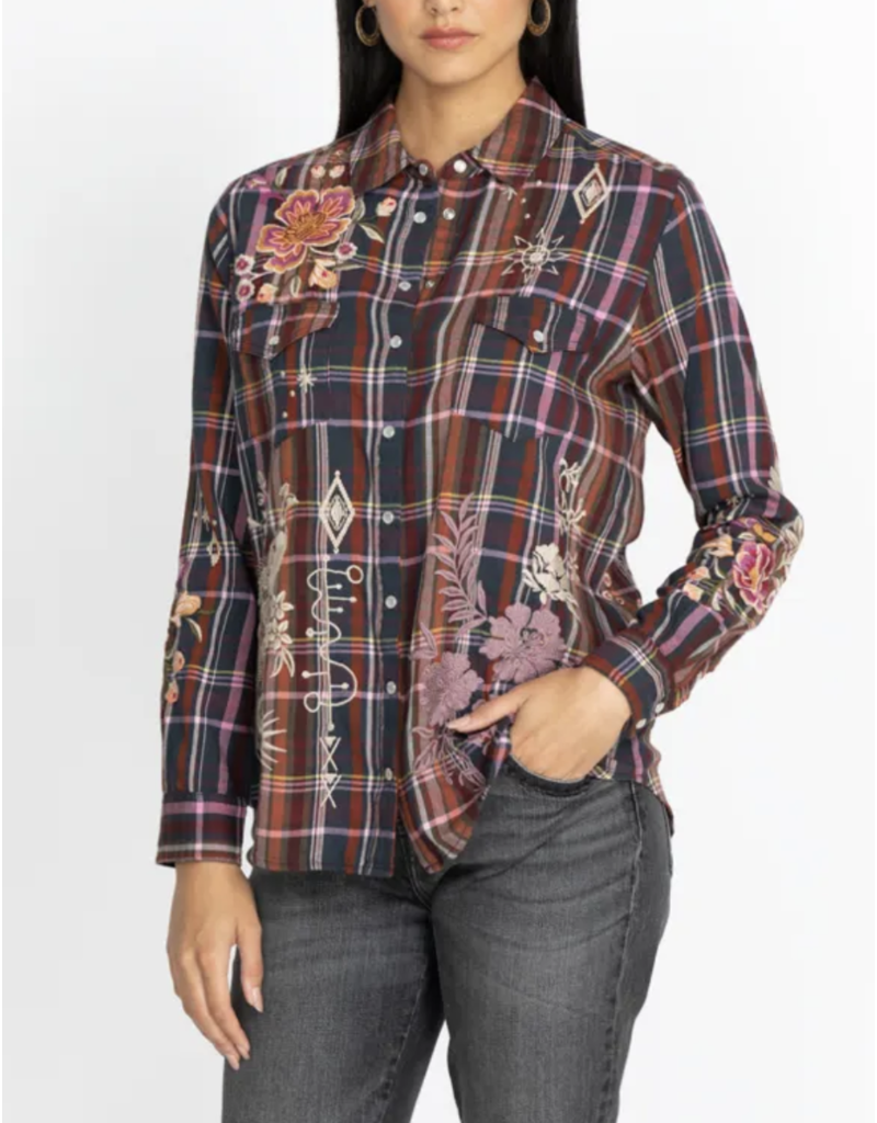 Johnny Was Britany Patch Shirt